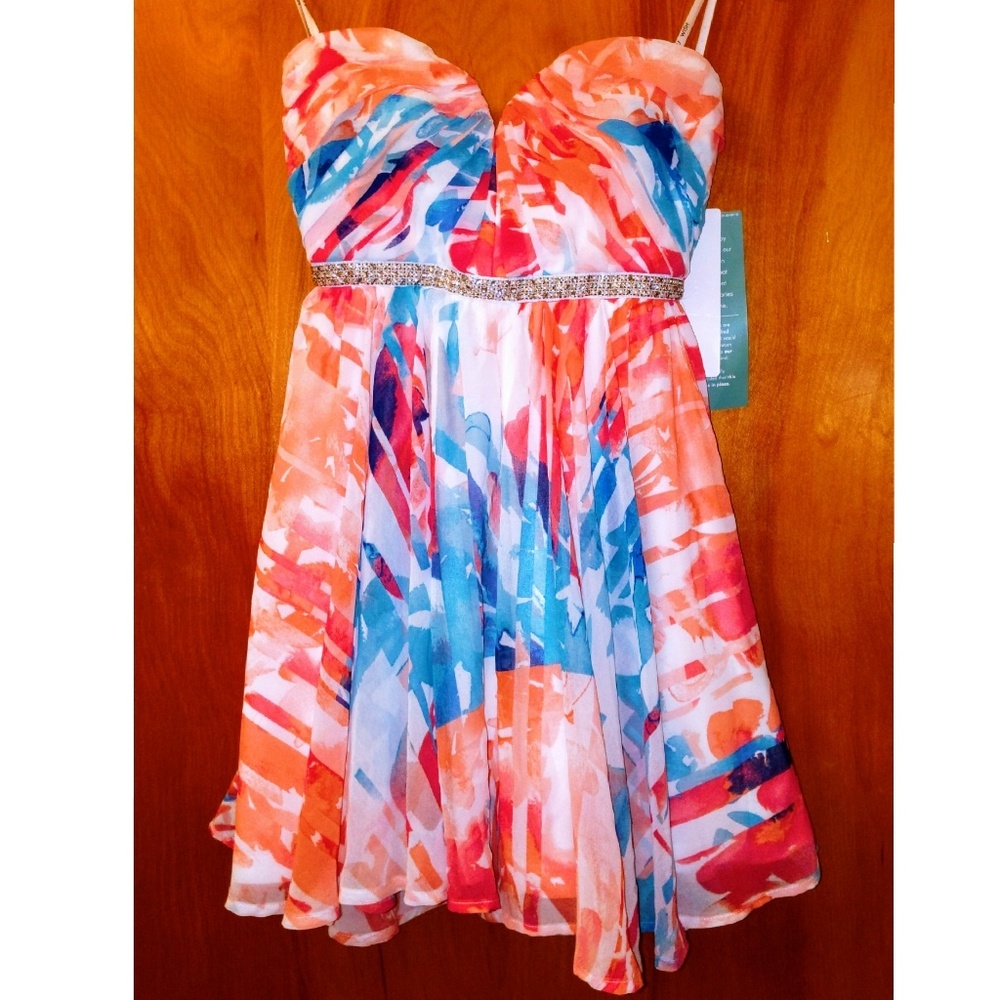 Strapless Cocktail Dress by Love Reign